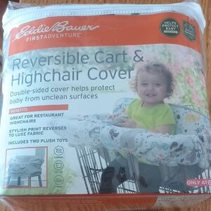 Eddie Bauer First Adventure Reversible Cover - White and Gray